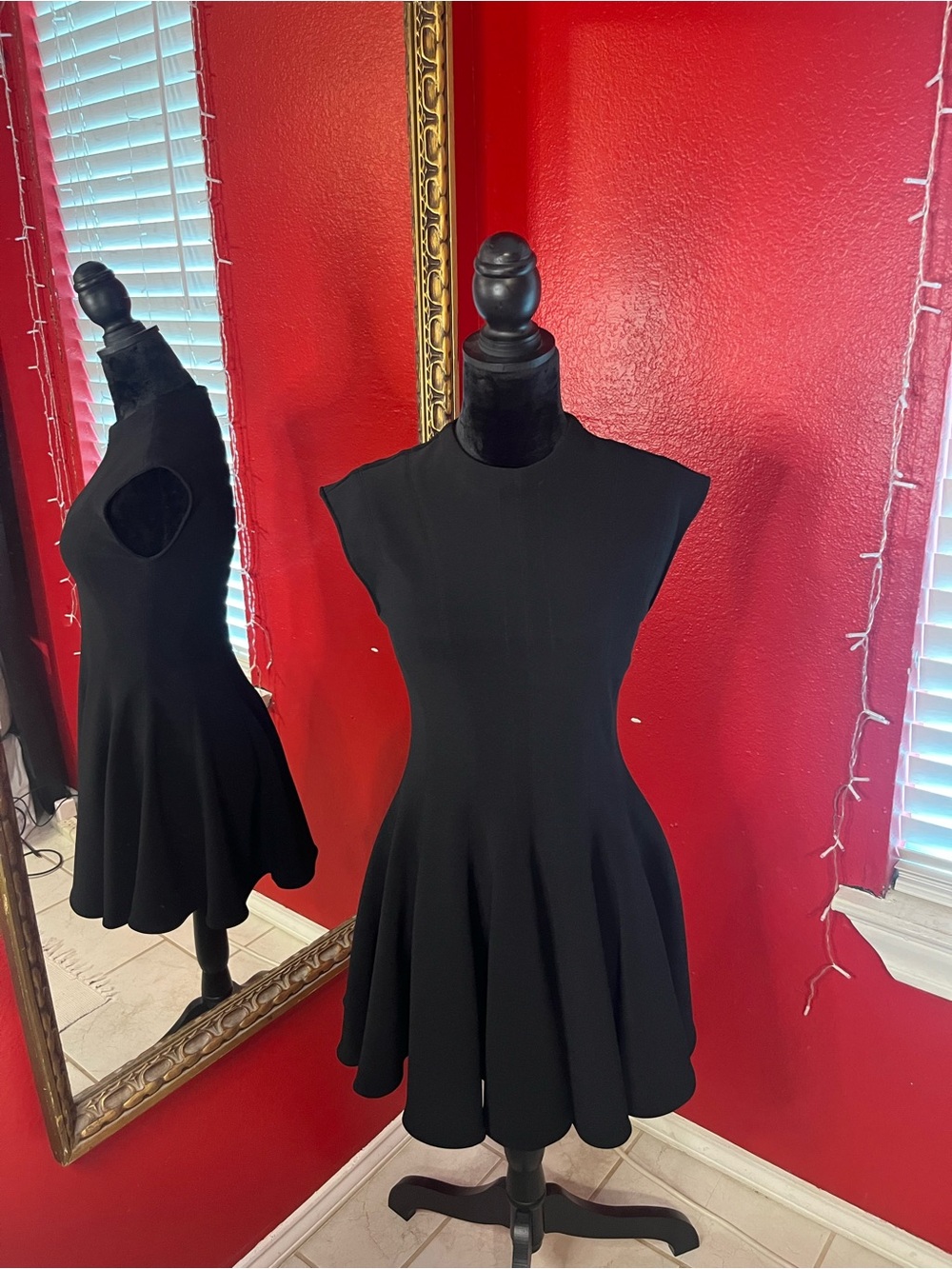 Parisian Works Black Fit & Flare Mini Dress